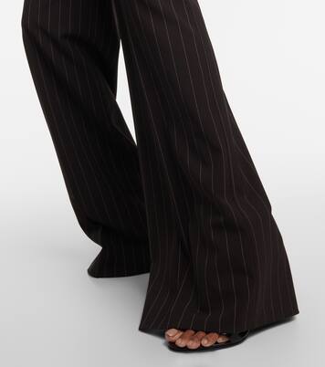 Weite High-Rise-Hose aus Wolle | Dolce&Gabbana