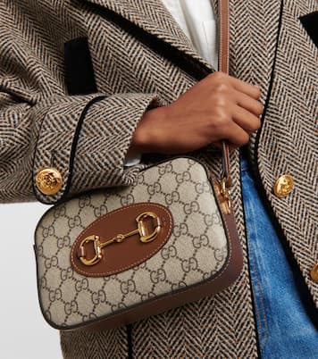 Gucci Horsebit 1955 S号帆布斜挎包 | Gucci