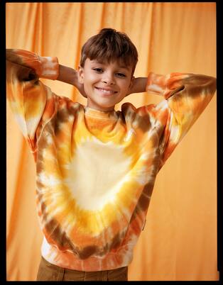 Sudadera Monti de algodón tie-dye | Molo