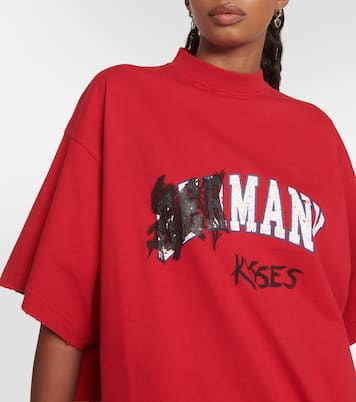 Printed cotton jersey T-shirt | Balenciaga