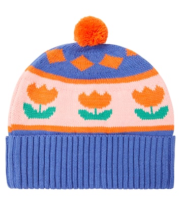 Flowers cotton and wool beanie | Tinycottons