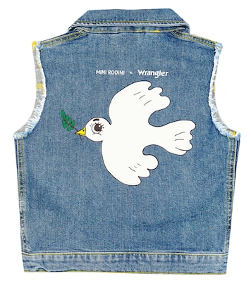 X Wrangler Bedruckte Jeansweste | Mini Rodini