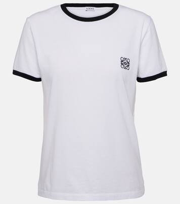 Camiseta de jersey de algodón con anagrama | Loewe