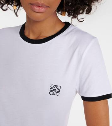 Camiseta de jersey de algodón con anagrama | Loewe