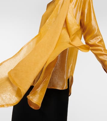 Bluse aus Lamé | Victoria Beckham
