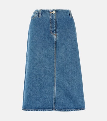 Falda midi de denim | Magda Butrym
