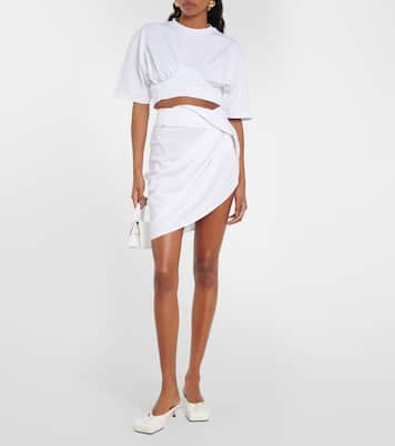 Minifalda La Mini Jupe Saudade drapeada | Jacquemus