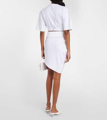 Minifalda La Mini Jupe Saudade drapeada | Jacquemus