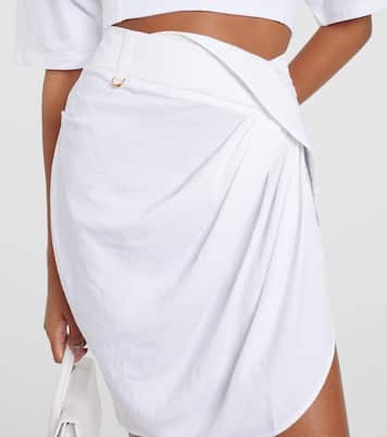 Minifalda La Mini Jupe Saudade drapeada | Jacquemus