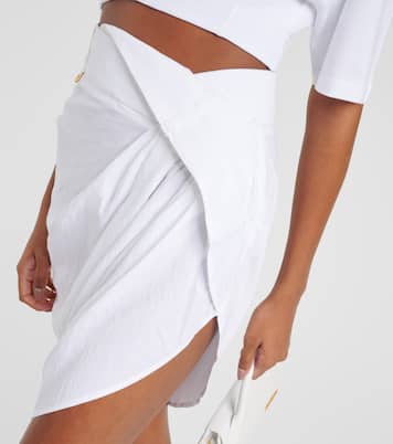 Minifalda La Mini Jupe Saudade drapeada | Jacquemus