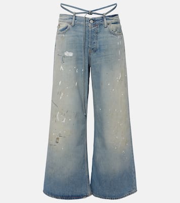Trafalgar faded low-rise flared jeans | Acne Studios