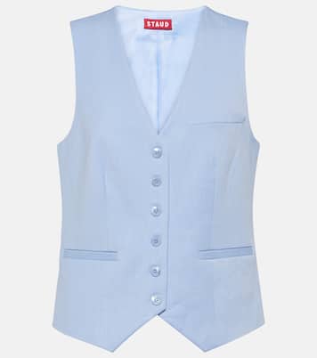 Gilet Brett in misto cotone | Staud