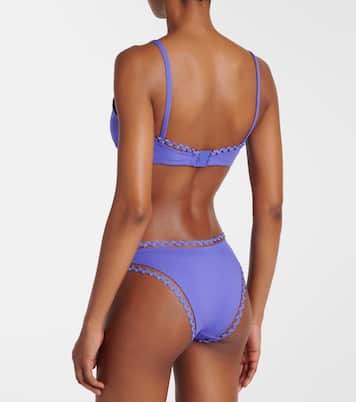 Move ricrac-trimmed bikini top | Eres