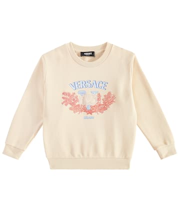 Sudadera de jersey de algodón con logo | Versace Kids