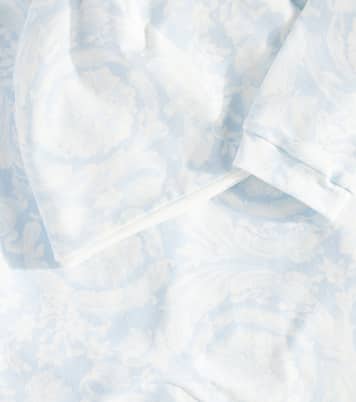 Baby - Tutina e berretto in misto cotone | Versace Kids