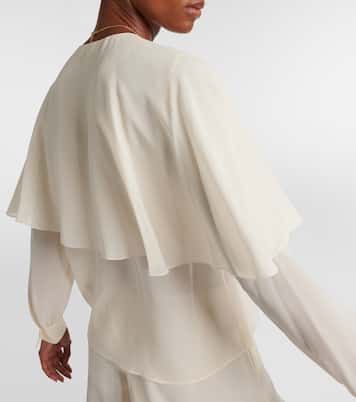 Blusa in chiffon di seta | Chloé