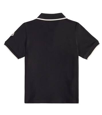 Polo in piqué di cotone con logo | Moncler Enfant