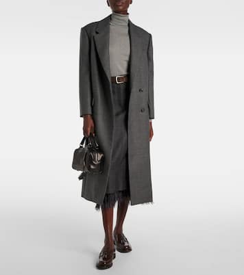 Jersey de cuello alto de cachemir y seda | Brunello Cucinelli