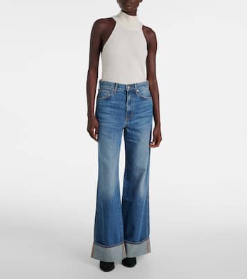 Jean ample Taylor à taille haute | Veronica Beard