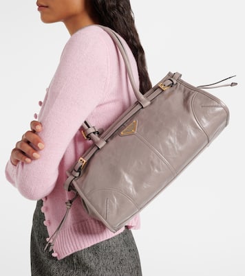 Schultertasche Medium aus Leder | Prada