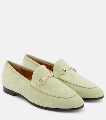 Loafers Gucci Jordaan aus Veloursleder | Gucci