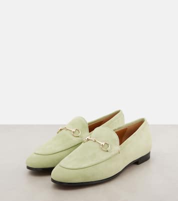 Loafers Gucci Jordaan aus Veloursleder | Gucci
