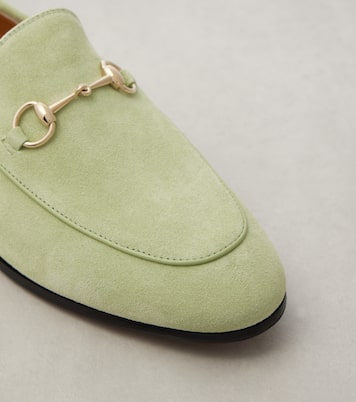 Loafers Gucci Jordaan aus Veloursleder | Gucci