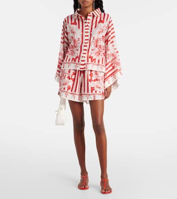 Shorts Floral Chains in cotone | Farm Rio