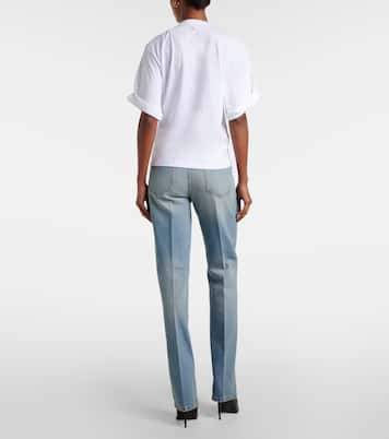Cotton jersey T-shirt | Victoria Beckham