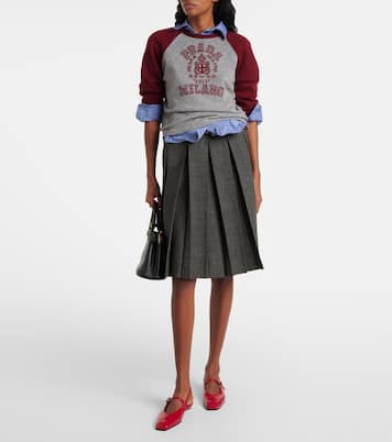 Ballerine slingback in vernice | Prada
