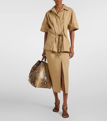 Schultertasche aus Leder | Dries Van Noten
