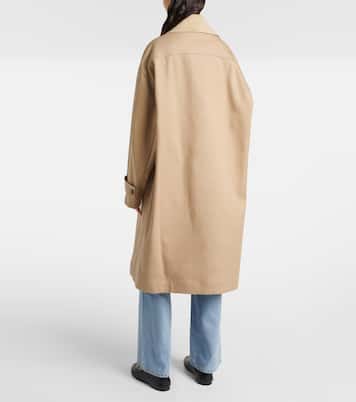 Cappotto Garden in twill di cotone con suede | Róhe