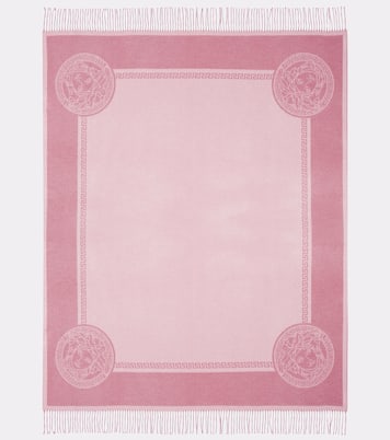Barocco jacquard silk and cashmere blanket | Versace Home