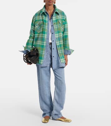 Camicia Hero in cashmere a quadri | God's True Cashmere