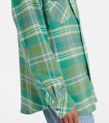 Camicia Hero in cashmere a quadri | God's True Cashmere