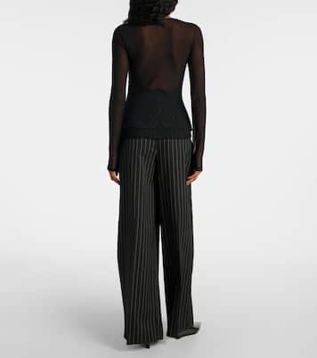 Top Tattoo Collection in mesh | Jean Paul Gaultier
