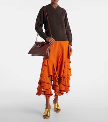 Schultertasche Liberta Medium aus Leder | Bottega Veneta