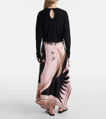 Vestido midi Stella de mezcla de seda | Pucci