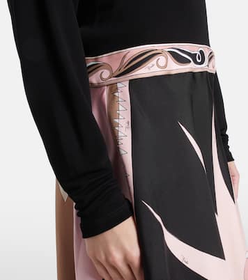 Vestido midi Stella de mezcla de seda | Pucci