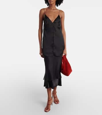 Top Talsie in organza di seta | Khaite