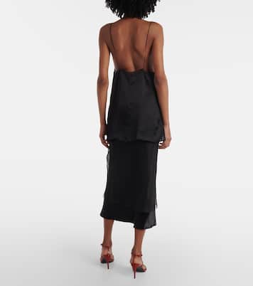 Top Talsie in organza di seta | Khaite