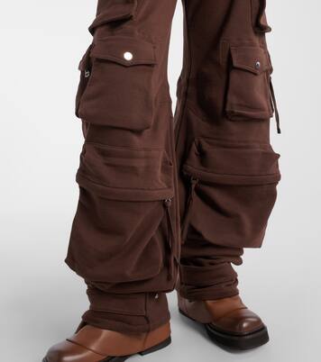 Fern cotton fleece cargo pants | The Attico