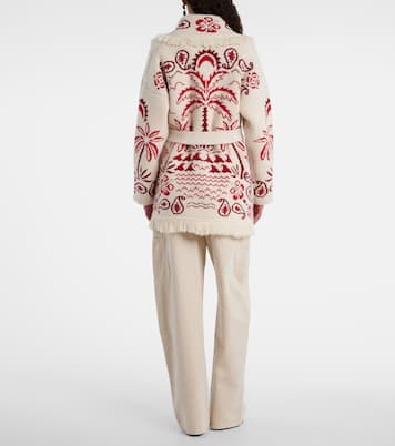 Glimpse Of Eden wool, cashmere, and cotton cardigan | Alanui