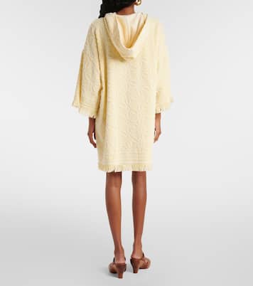 Vestido corto Coco de felpa de algodón | Zimmermann