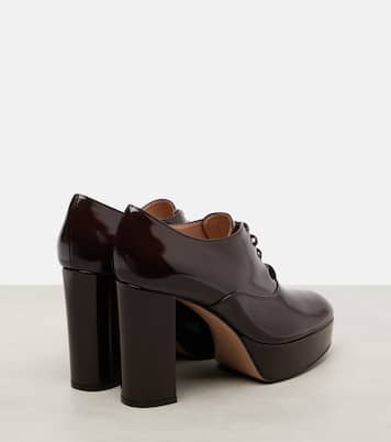 70 lace-up leather platform pumps | Gianvito Rossi