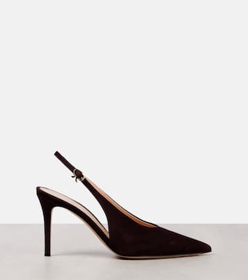 Robbie suede slingback pumps | Gianvito Rossi