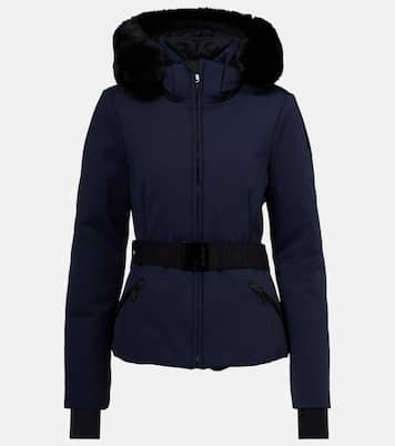 Chaqueta de esquí de plumas con pelo sintético | Goldbergh