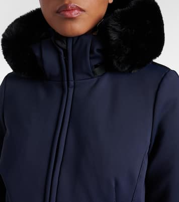 Chaqueta de esquí de plumas con pelo sintético | Goldbergh