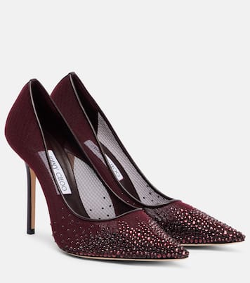 Love 100 크리스털 임벨리시드 펌프스 | Jimmy Choo