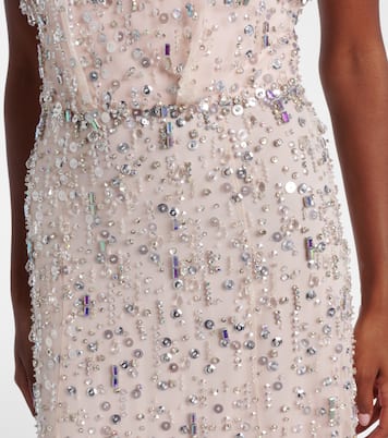 Verzierte Robe Crystal Drop | Jenny Packham